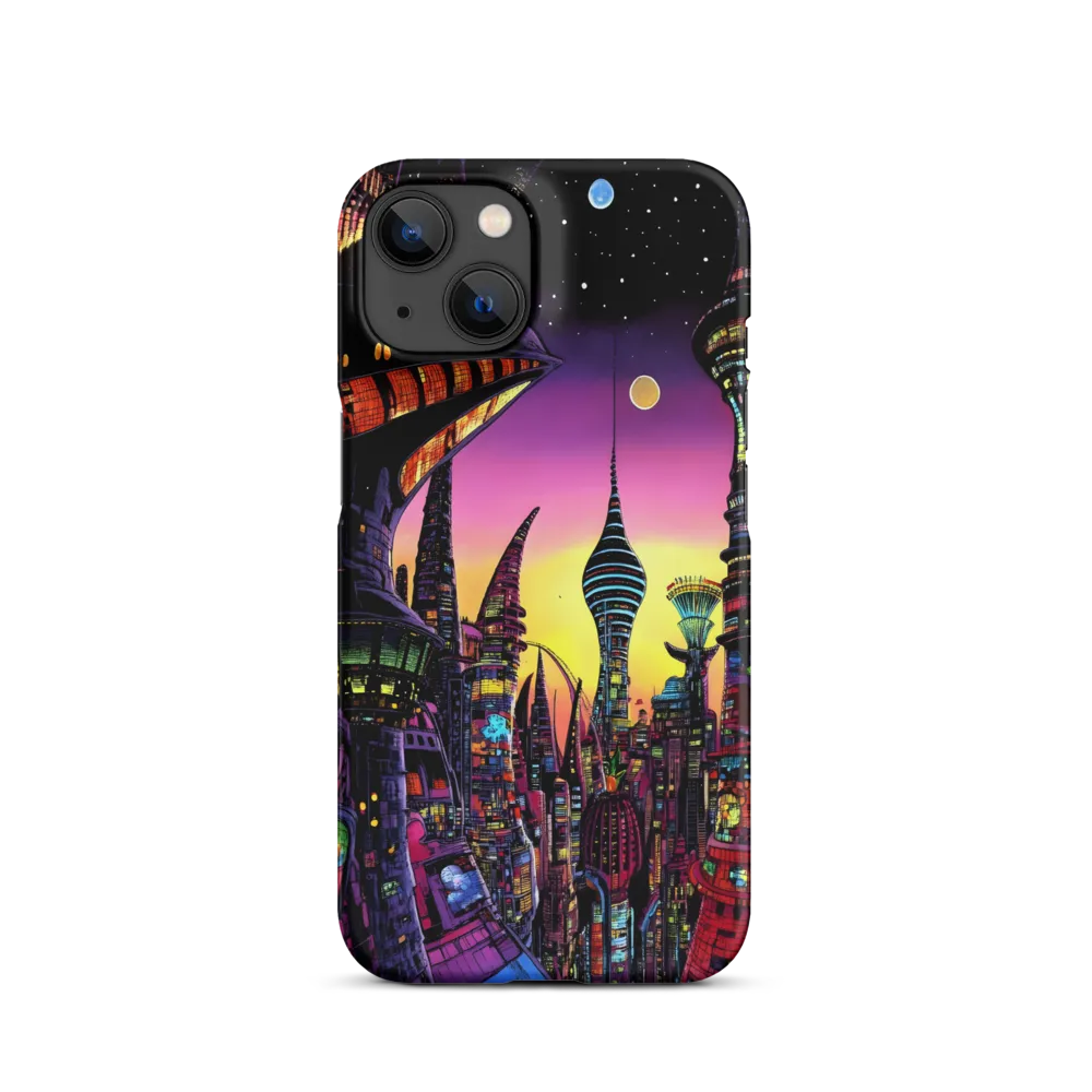Futuristic Cityscape at Dusk
