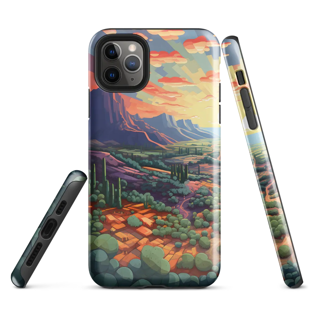 Desert Serenity at Dusk | Phone Case |  11 Pro Max | Tough Case | Glossy