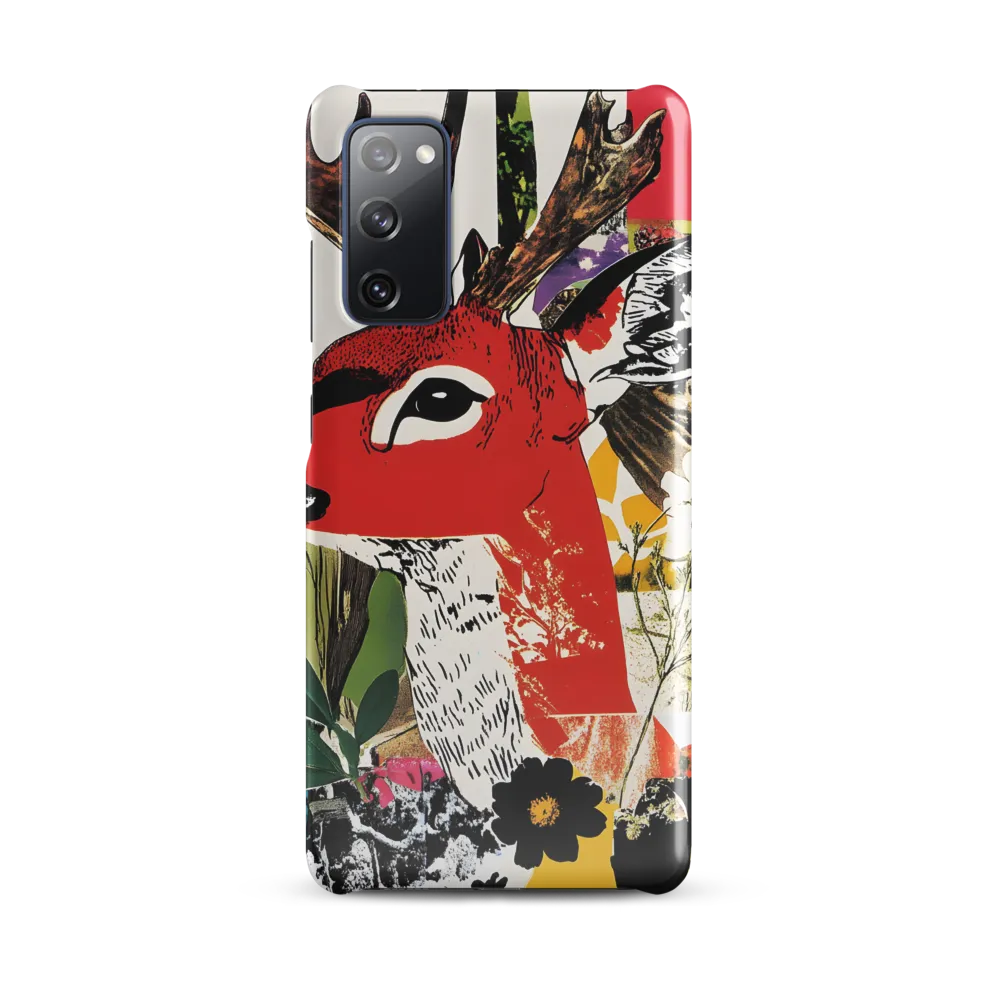 Vibrant Harmony: The Deer in Nature | Phone Case |  S20 FE | Snap Case | Glossy
