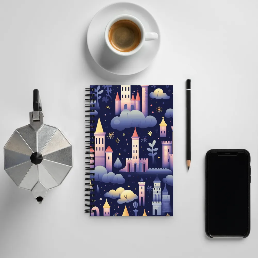 Dreamscape of Castles | Spiral Notebook