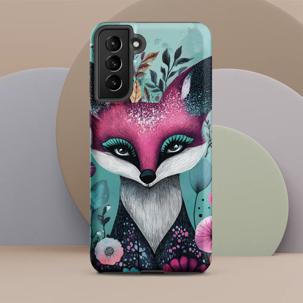Whimsical Fox Among Blossoms