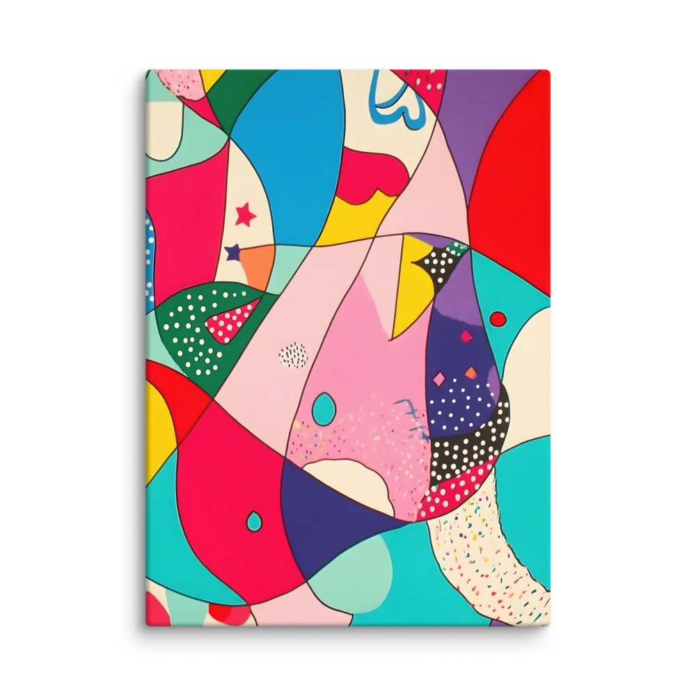 Playful Geometry in Color | Canvas | 40″×55″