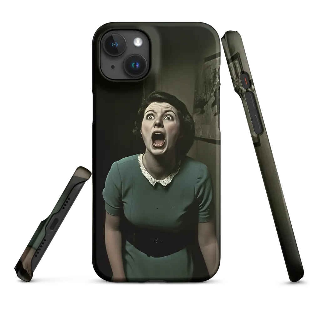 Echoes of Fear: A Vintage Portrait