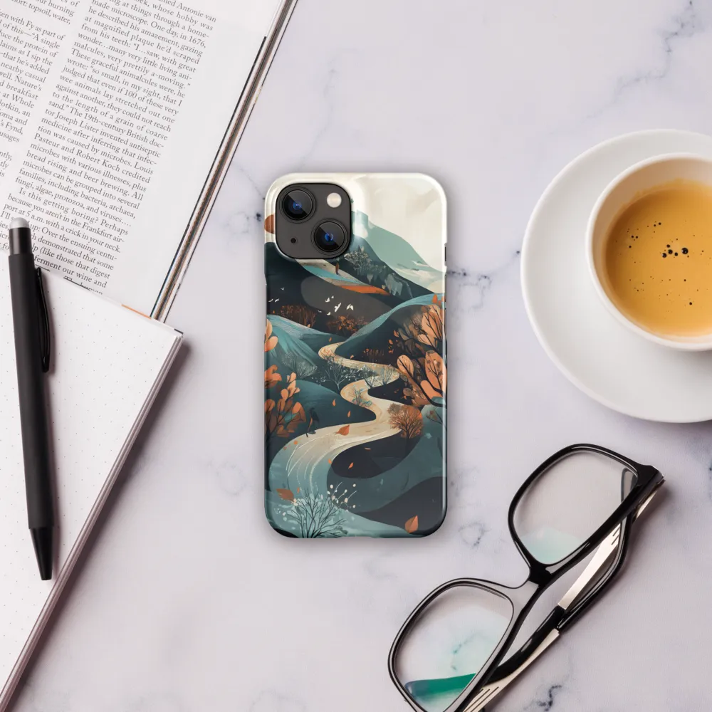 Whispers of Autumn: A Serene Journey | Phone Case |  14 | Snap Case | Glossy