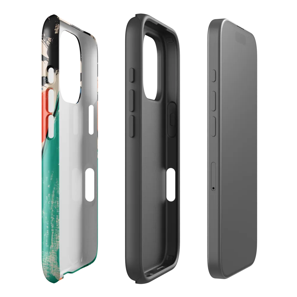 Vivid Portrait of a Modern Muse | Phone Case |  16 Pro | Tough Case | Glossy