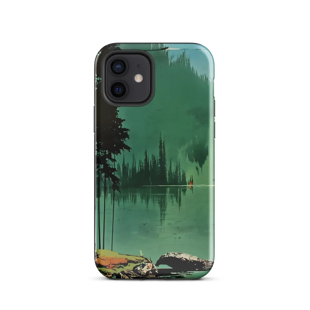 Serenity Reflected: A Tranquil Lake Scene