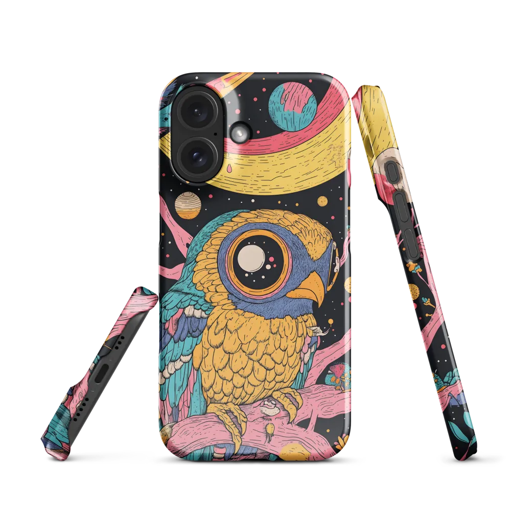 Whimsical Cosmic Owl | Phone Case |  16 | Snap Case | Glossy