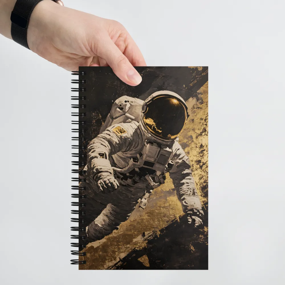 Beyond the Stars: An Astronaut's Journey | Spiral Notebook