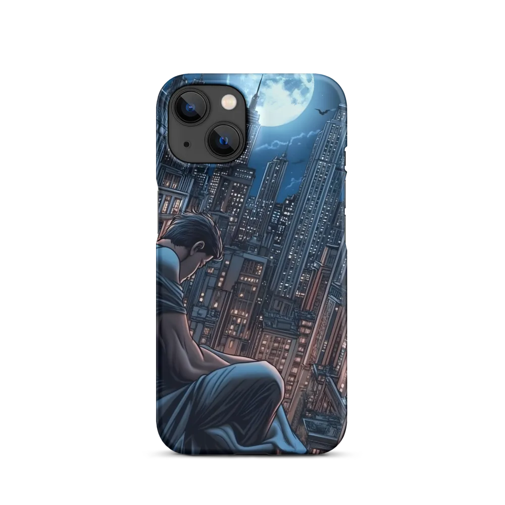 Reflections of a City Under the Moon
