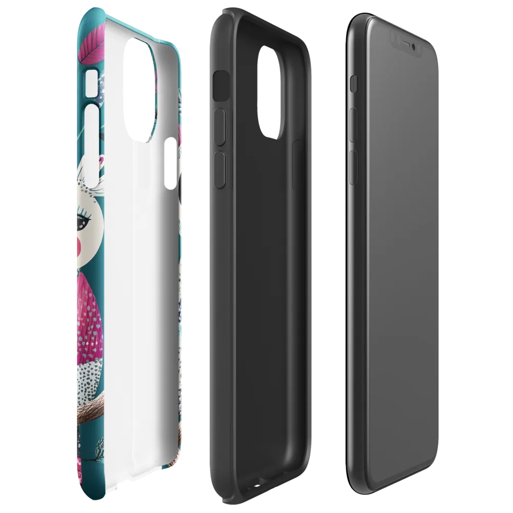 Whimsical Duo: A Celebration of Nature and Color | Phone Case |  11 Pro Max | Tough Case | Glossy