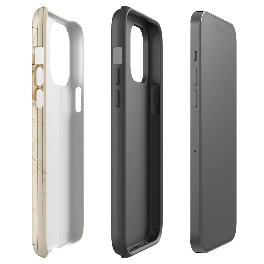 Elegance in Lines | Phone Case |  14 Pro Max | Tough Case | Matte