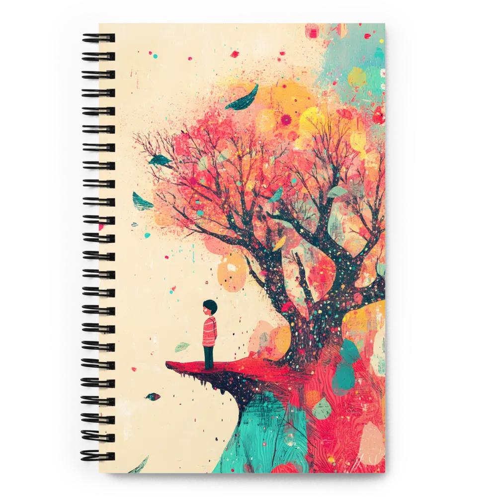 Contemplations on the Edge | Spiral Notebook