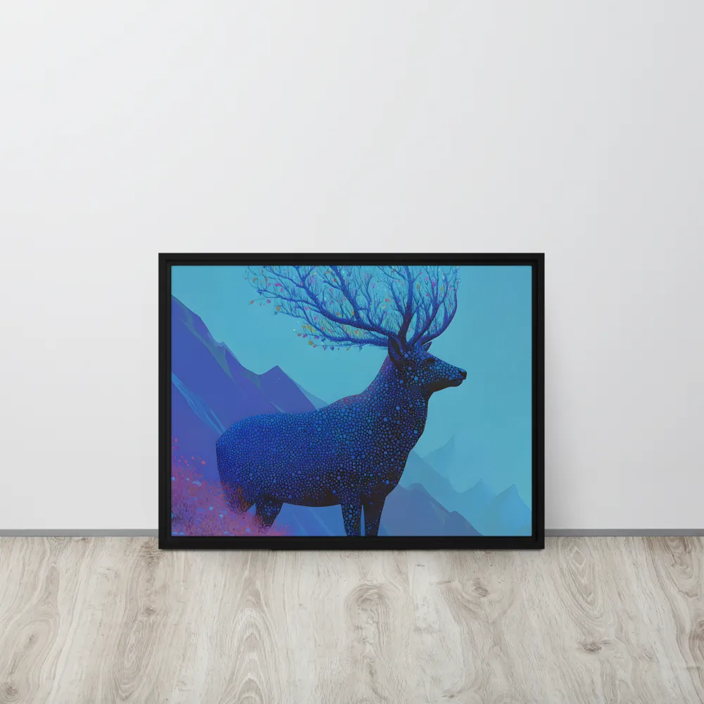 Ethereal Harmony | Canvas with Black Frame | 18″×24″