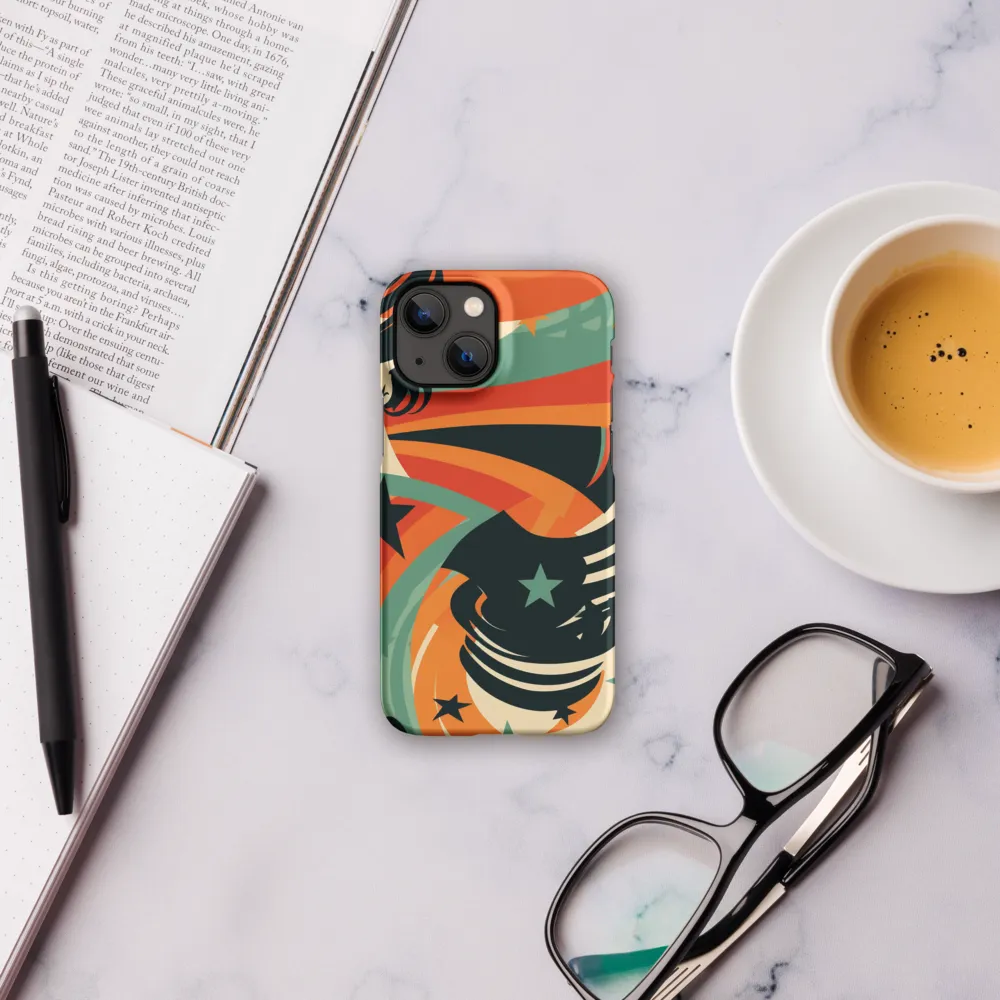 Swirls of Elegance | Phone Case |  13 Mini | Snap Case | Matte