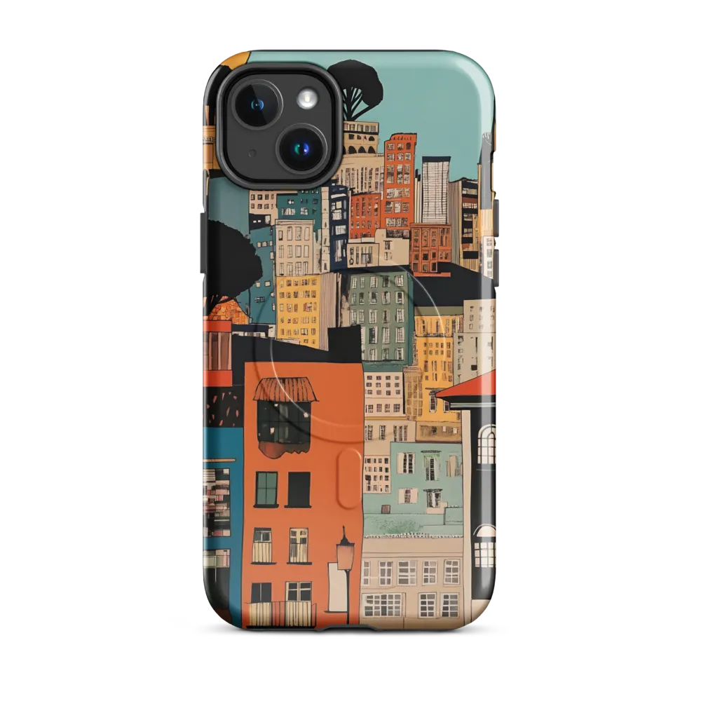 Urban Fusion: A Colorful Cityscape