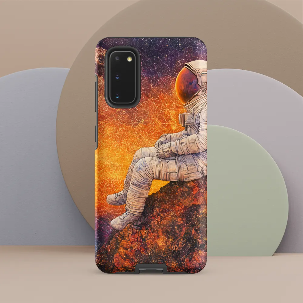 Cosmic Contemplation | Phone Case |  S20 | Tough Case | Matte