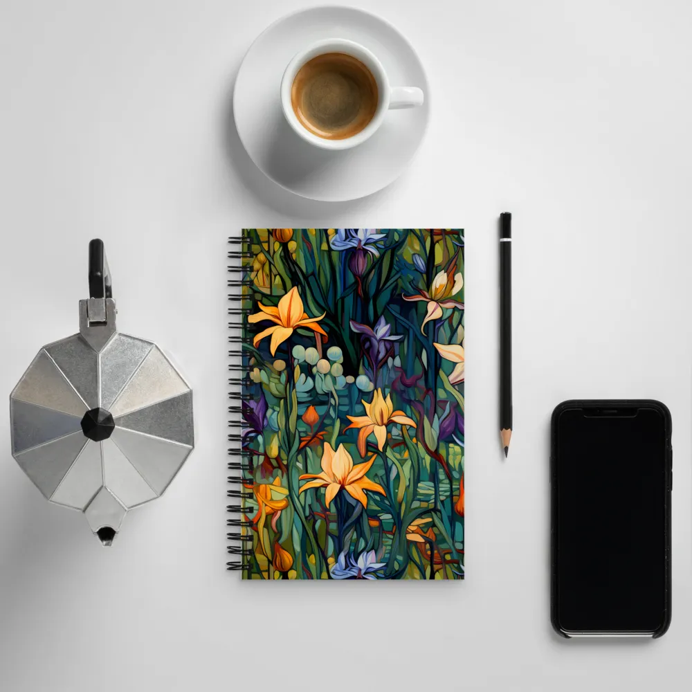 Garden of Elegance | Spiral Notebook