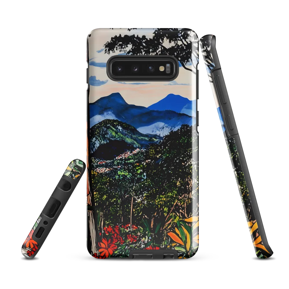 Nature's Vibrant Embrace | Phone Case |  S10 Plus | Tough Case | Glossy