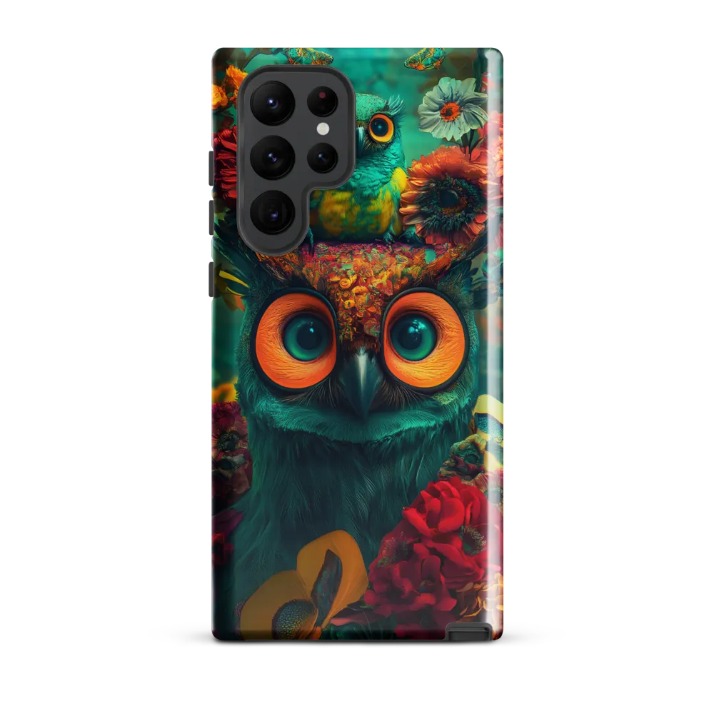 Majestic Harmony: The Floral Owl