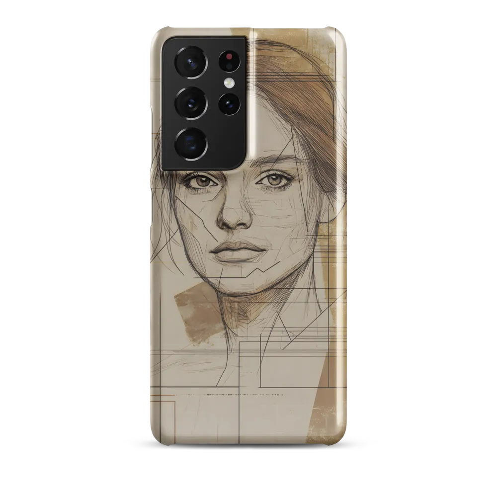 Geometric Elegance: A Modern Portrait