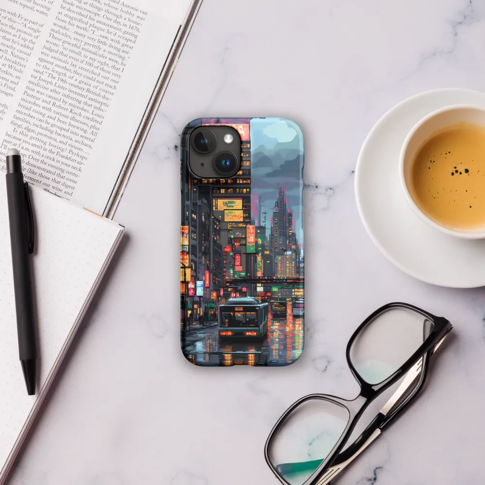 Neon Dreams: A Pixelated Urban Night
