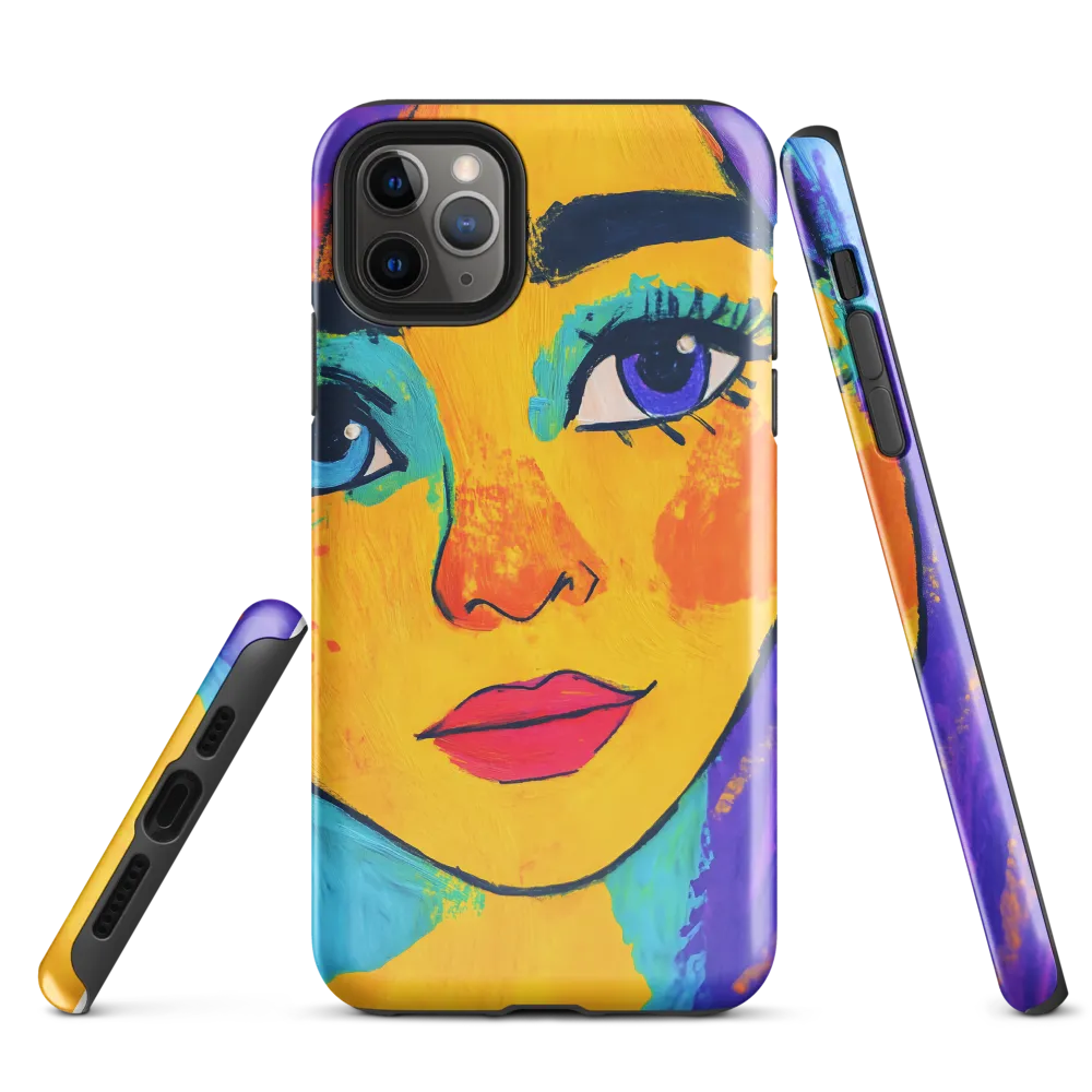 Vibrant Portrait: A Pop Art Exploration | Phone Case |  11 Pro Max | Tough Case | Glossy