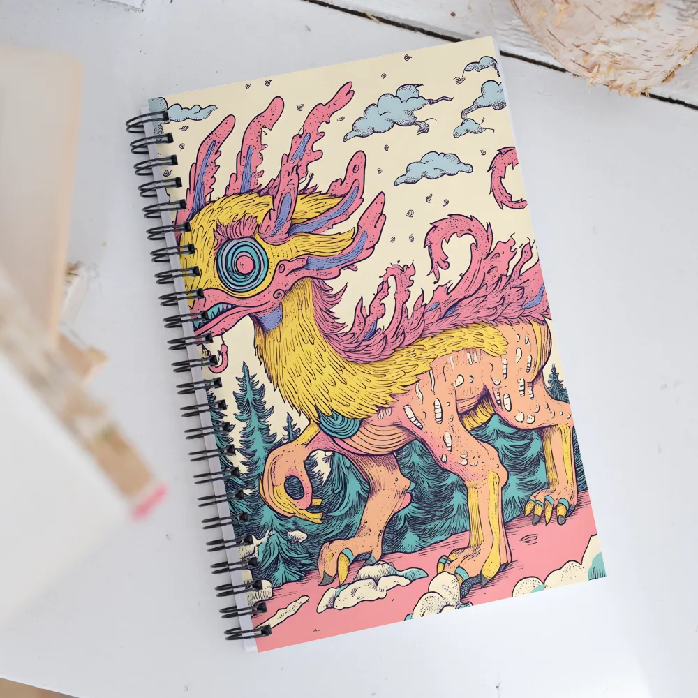 The Whimsical Beast | Spiral Notebook