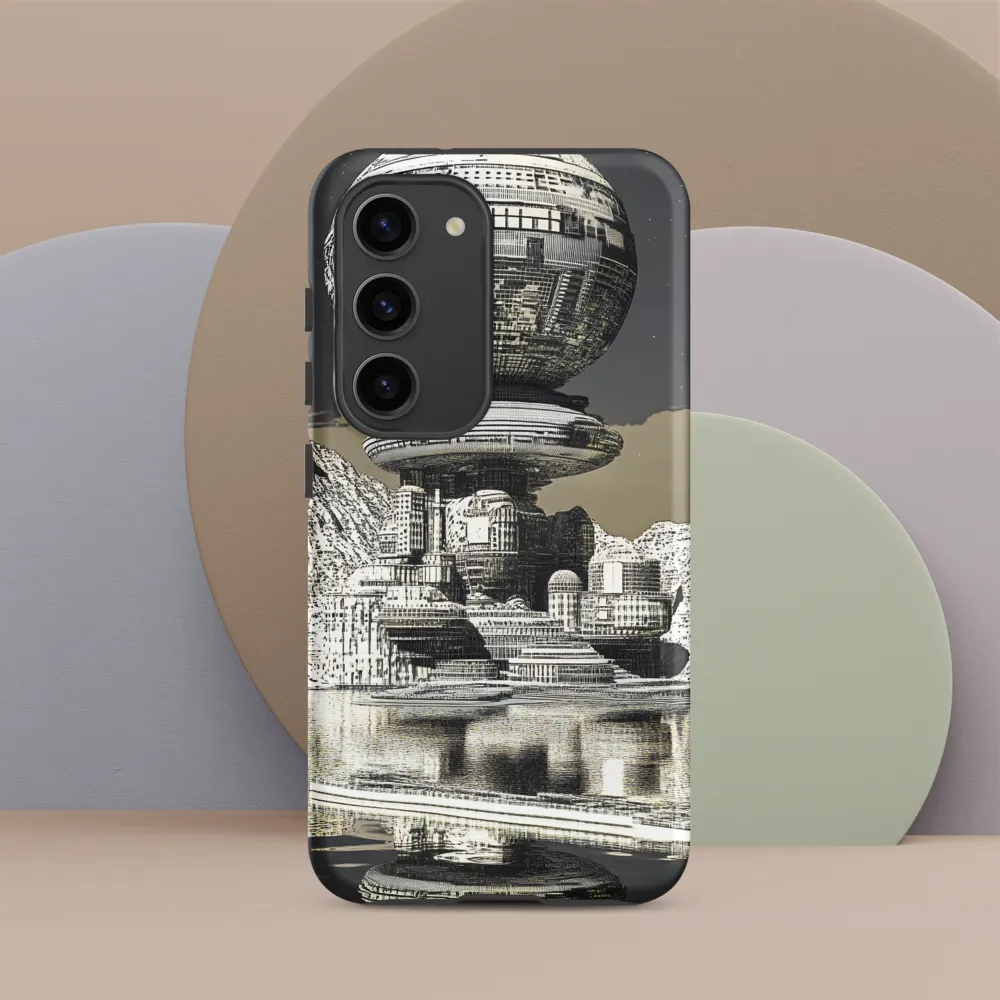 Reflections of a Futuristic Dreamscape | Phone Case |  S23 | Tough Case | Matte