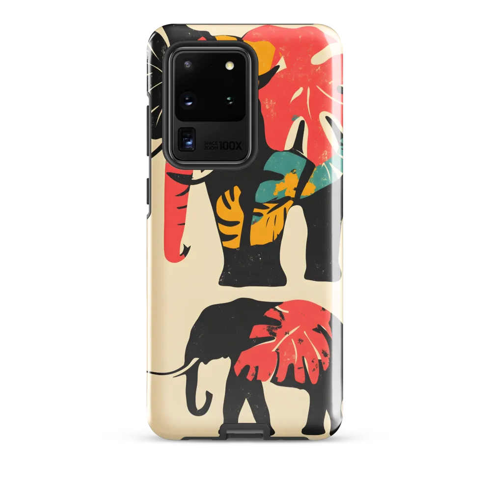 Tropical Elegance: The Elephant's Dance