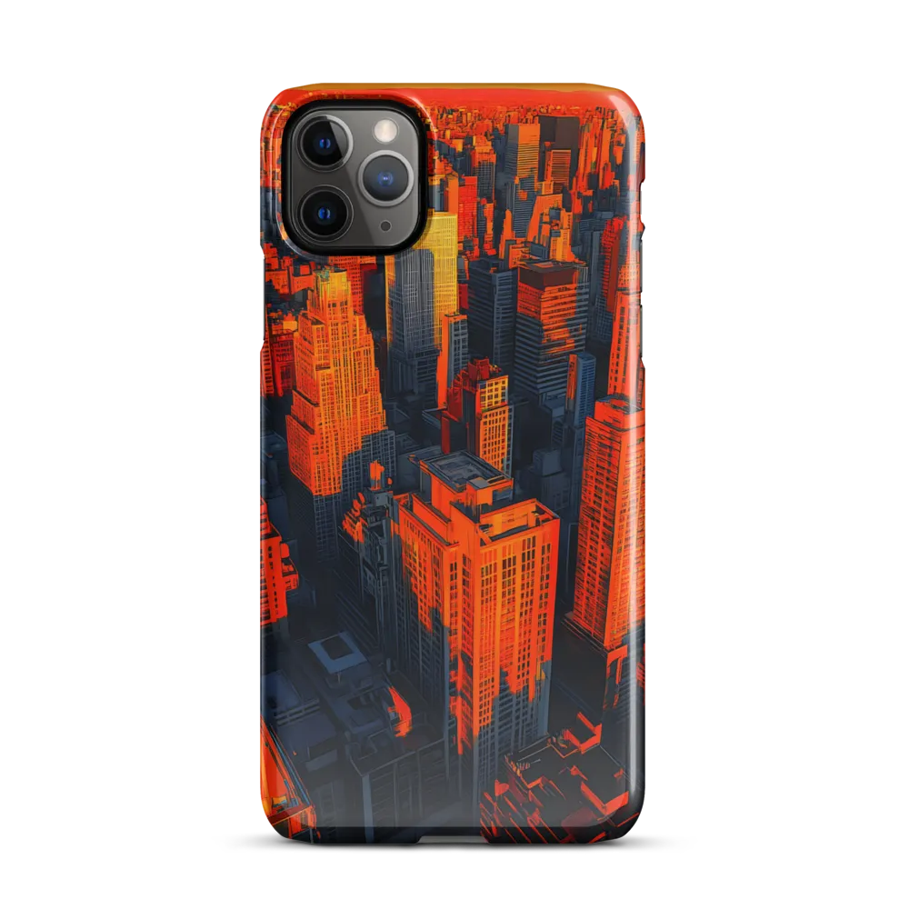 Urban Dawn: A Digital Ode to Skyscrapers | Phone Case |  11 Pro Max | Snap Case | Glossy