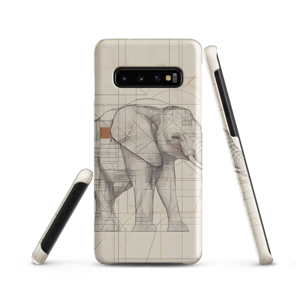 Geometric Elegance: The Steel Elephant