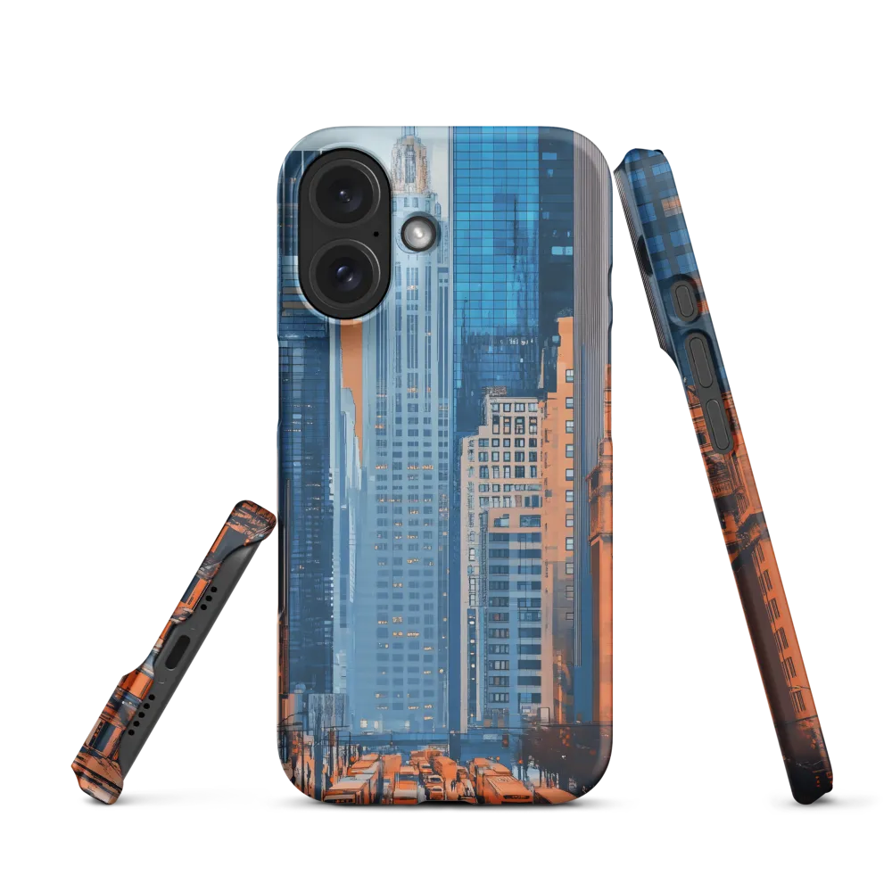 Urban Symphony in Blue and Orange