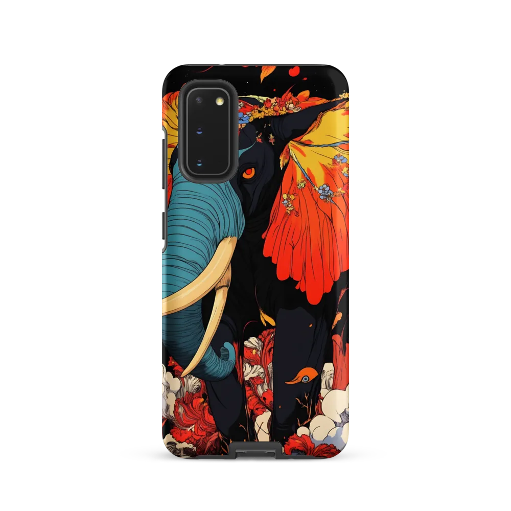Majesty of the Floral Elephant | Phone Case |  S20 | Tough Case | Matte