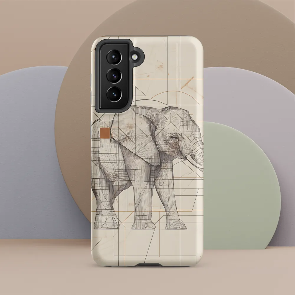 Geometric Elegance: The Steel Elephant