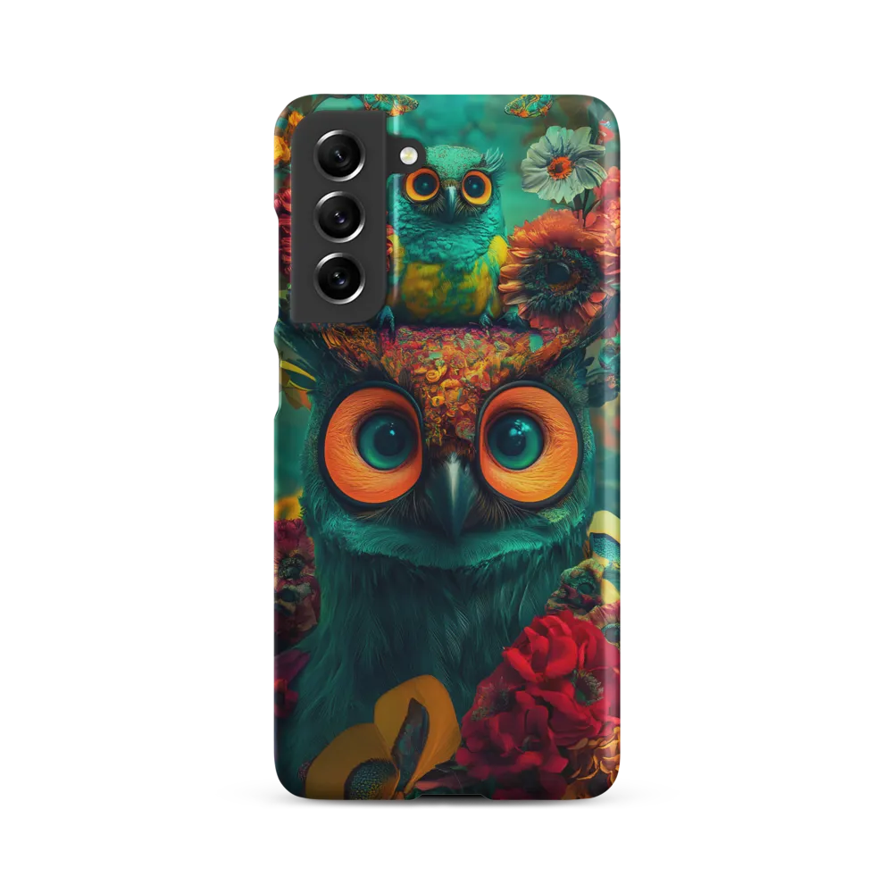 Majestic Harmony: The Floral Owl