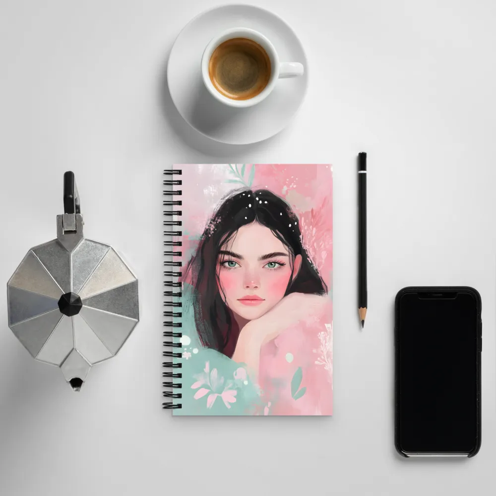 Serenity in Blossom | Spiral Notebook