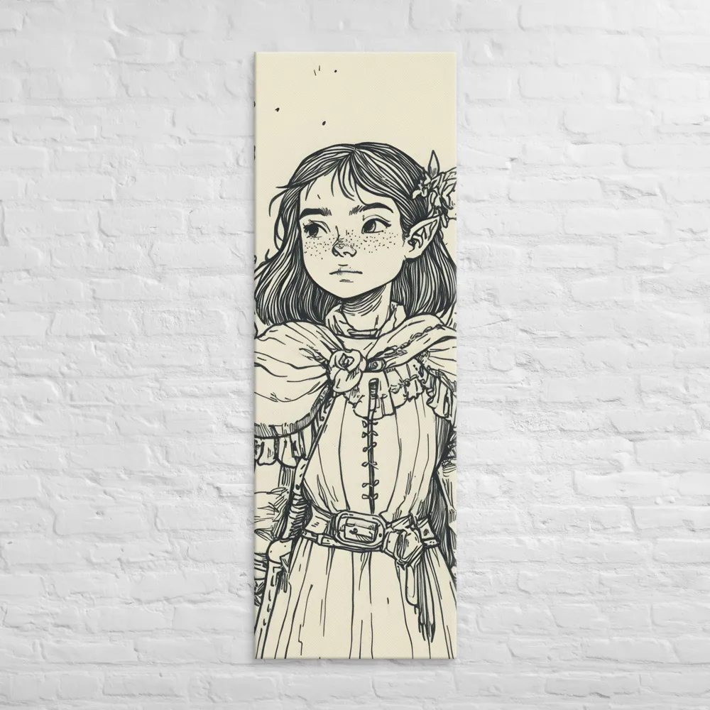 A Young Guardian of Nature | Canvas | 20″×60″