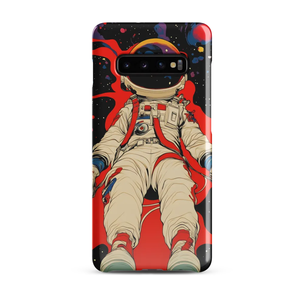 Astronaut in Cosmic Reverie | Phone Case |  S10 Plus | Snap Case | Glossy