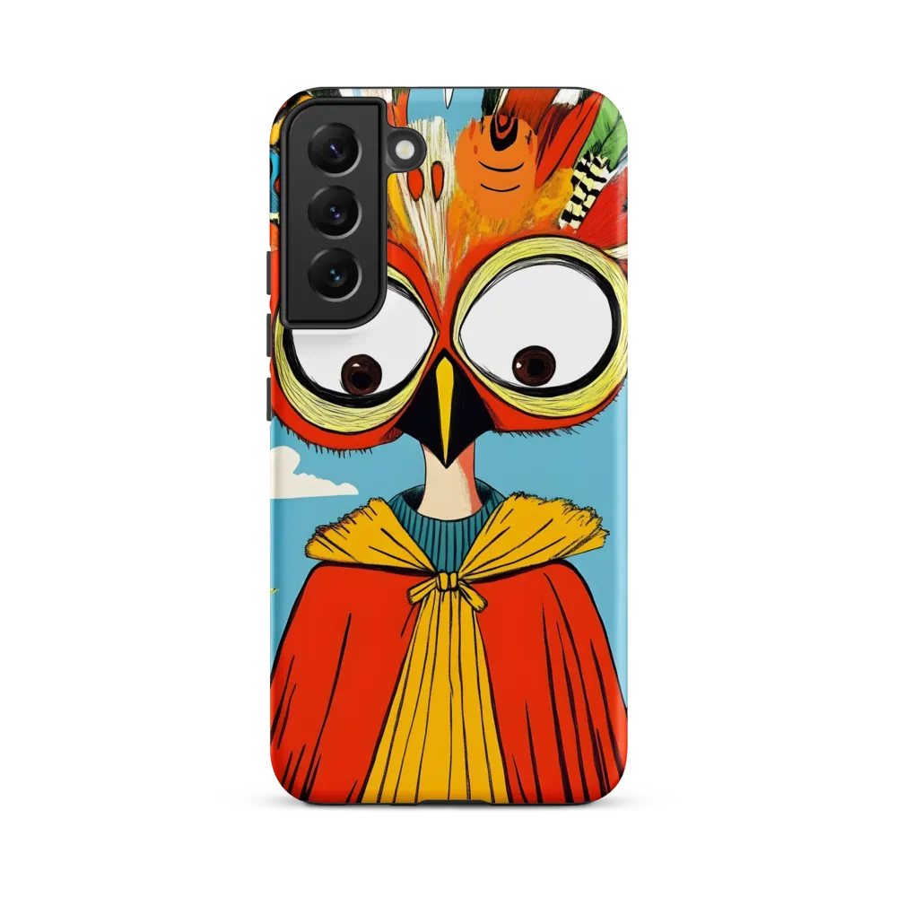 A Whimsical Encounter: The Owl-Human Fusion
