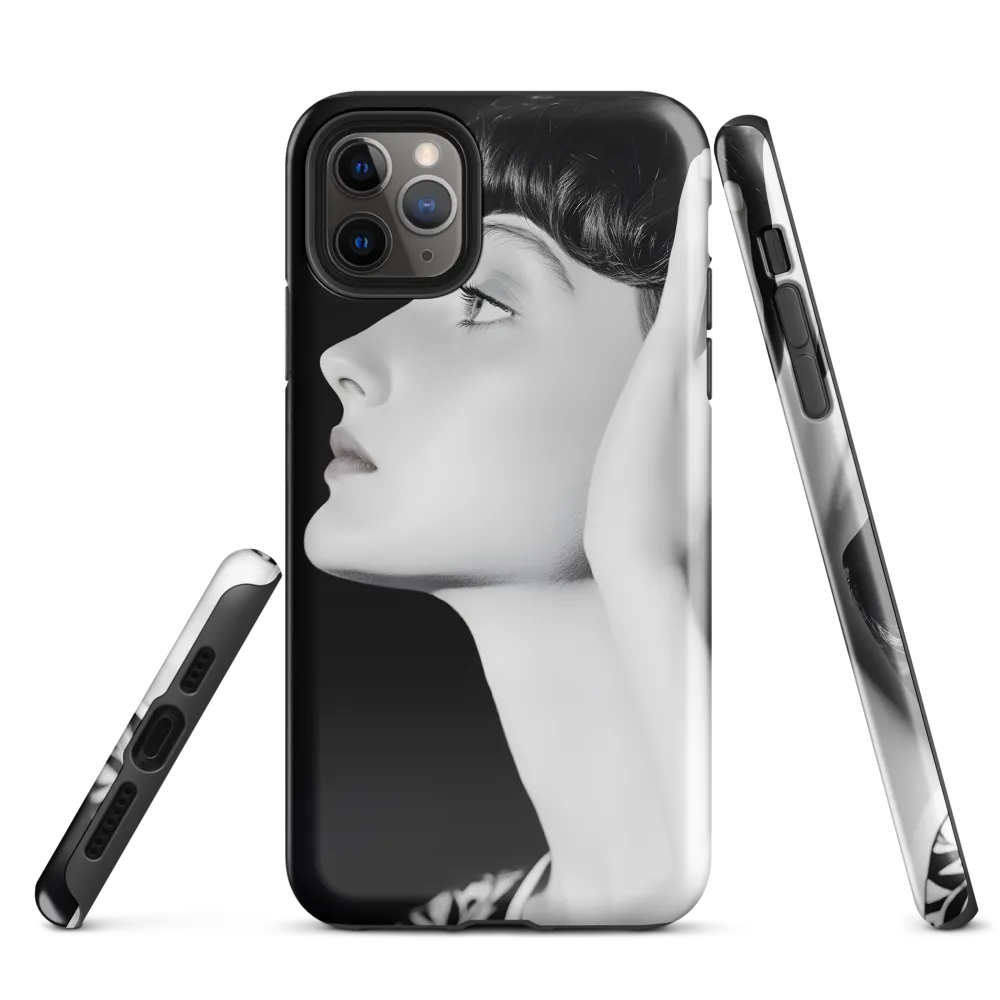 Contemplation in Monochrome | Phone Case |  11 Pro Max | Tough Case | Glossy