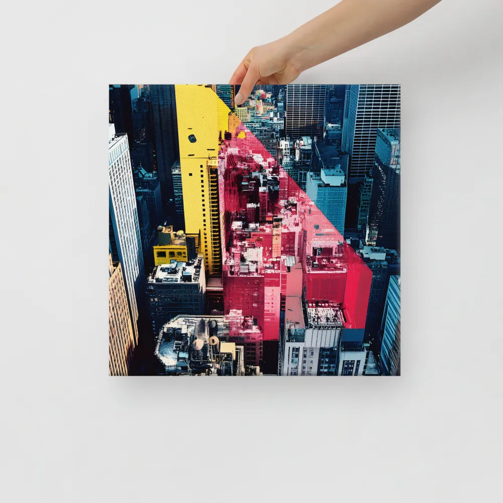 Dynamic Urban Symphony | Canvas | 16″×16″