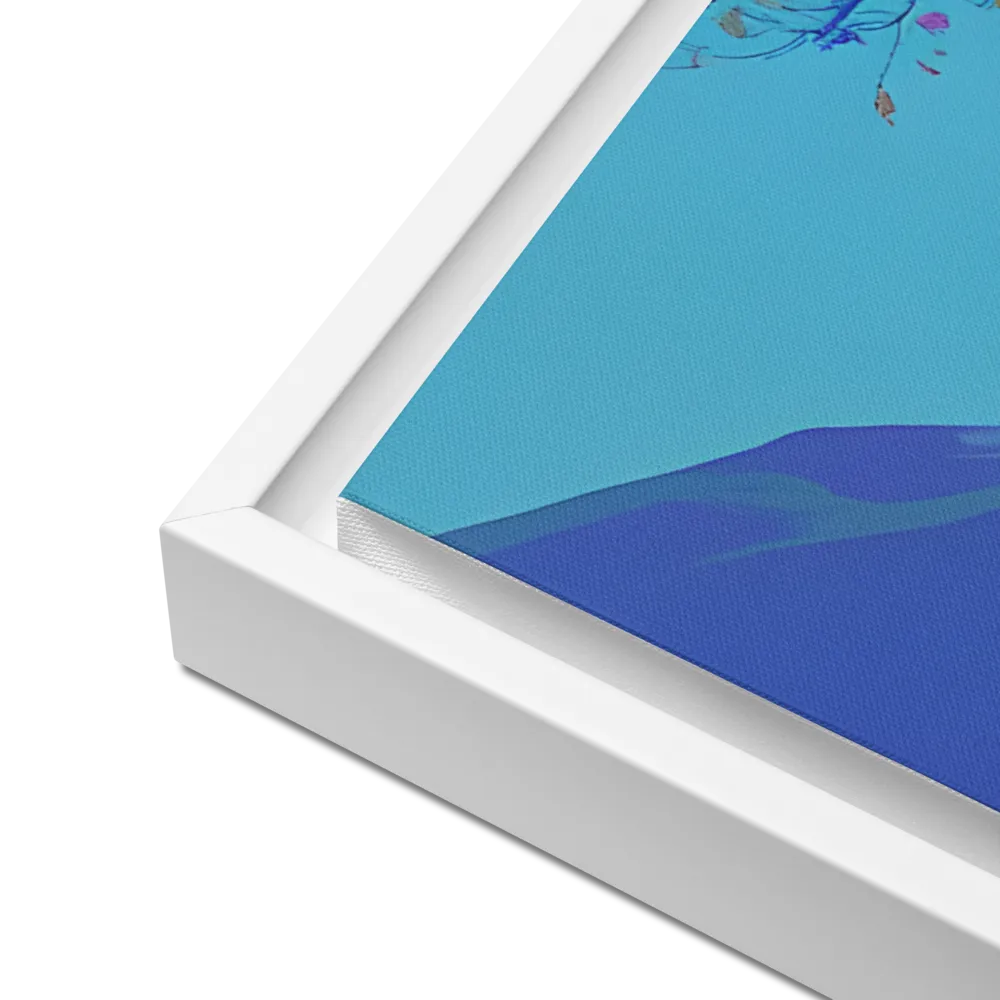 Ethereal Harmony | Canvas with White Frame | 24″×36″