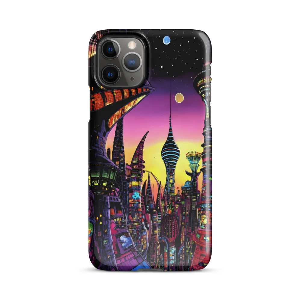 Futuristic Cityscape at Dusk