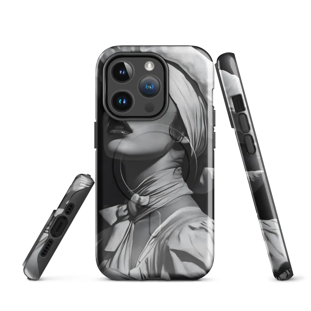 Timeless Elegance: A Charcoal Portrait of Grace
