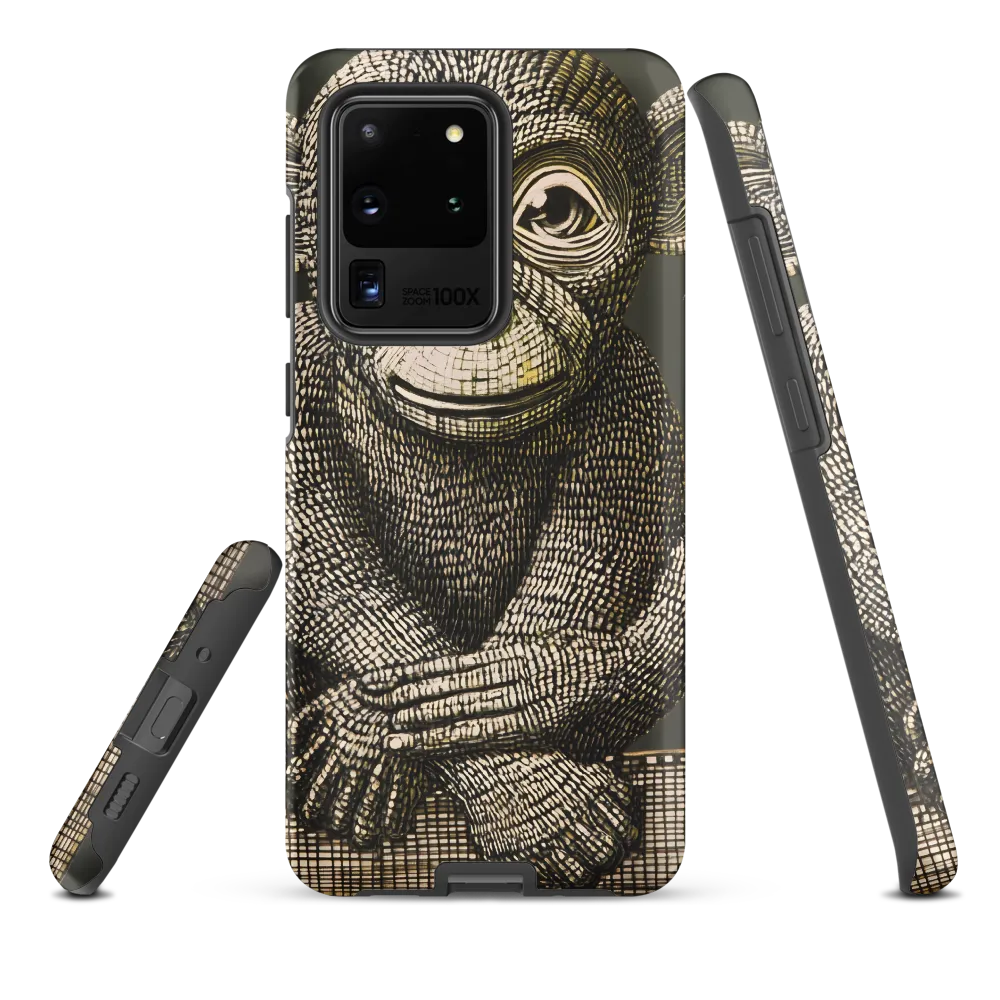Intricate Primate Portrait