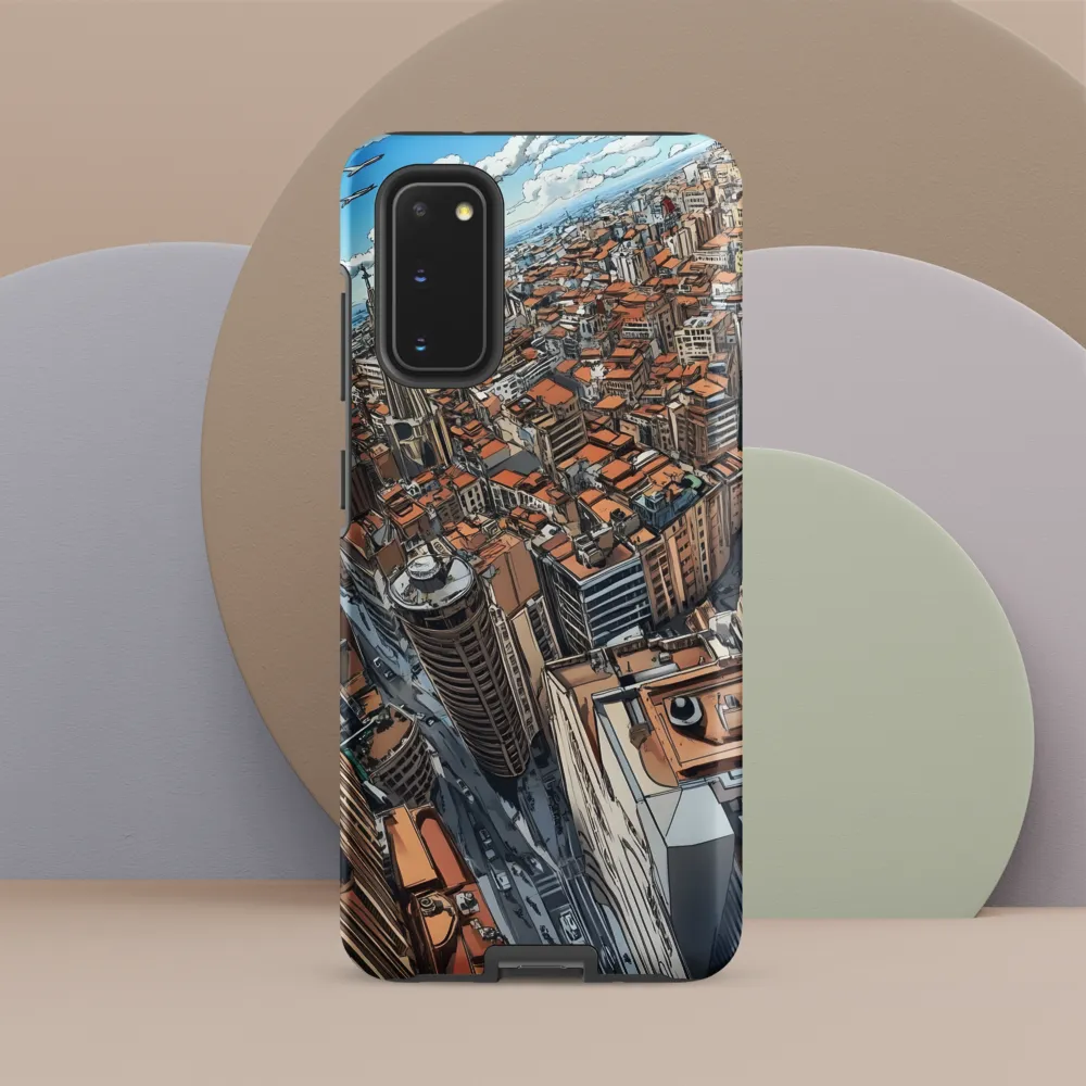 Aerial Symphony of Urban Life