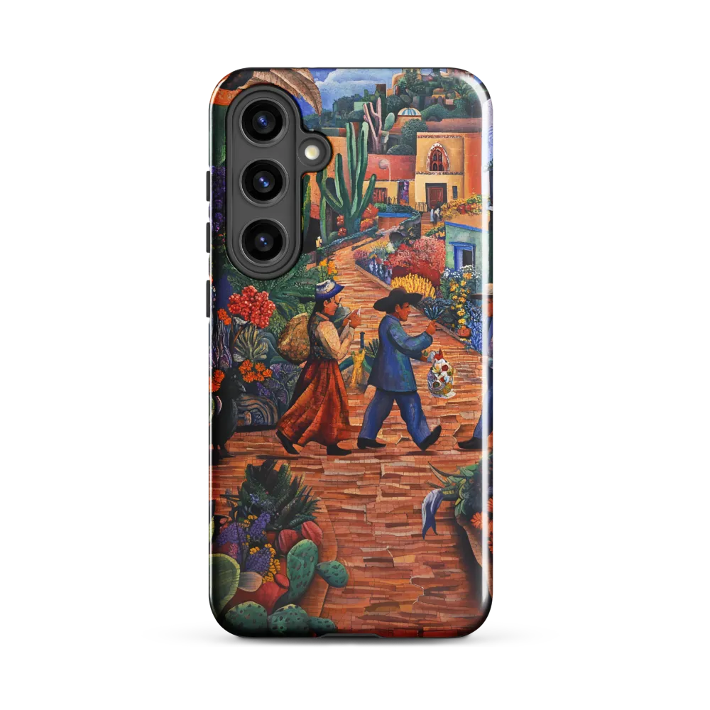 A Mosaic Journey Through Colorful Landscapes