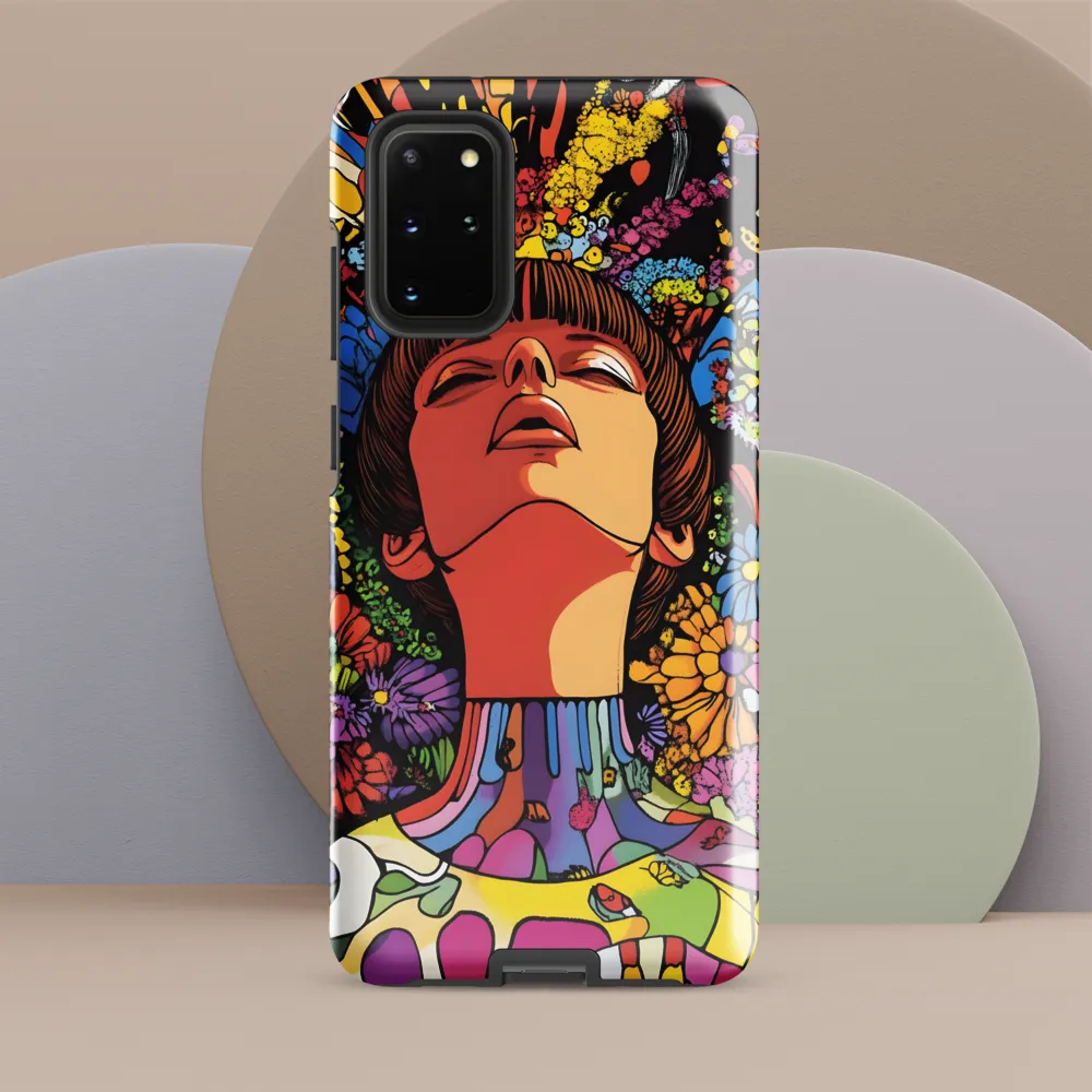 Vibrant Ecstasy: A Psychedelic Portrait