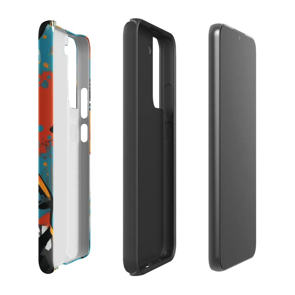 Dynamic Antelope in Vivid Abstract