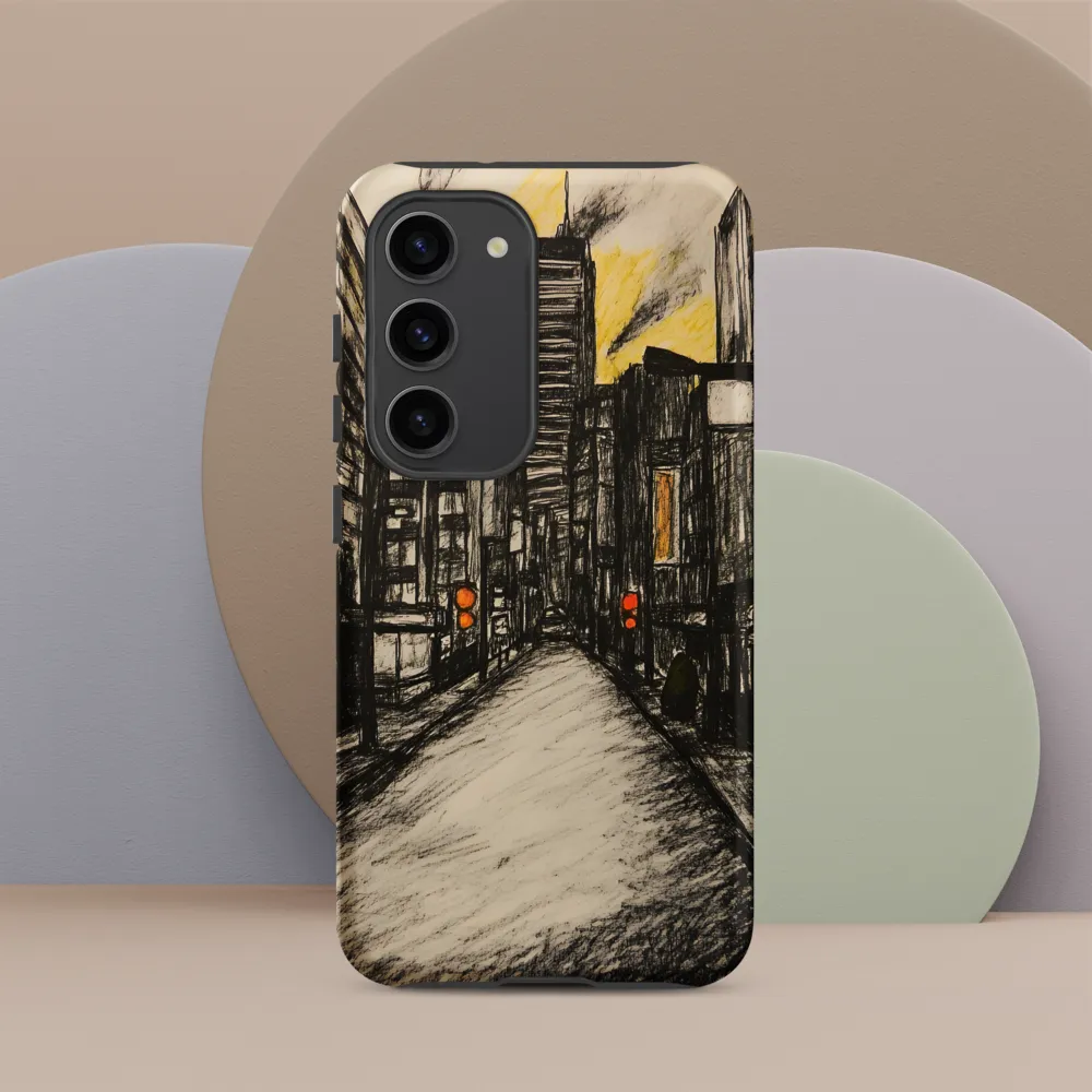Cityscape of Solitude | Phone Case |  S23 | Tough Case | Matte